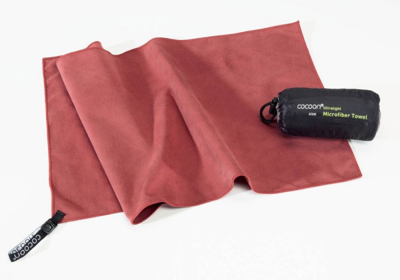 Cocoon ultralehký ručník Microfiber Towel Ultralight L marsala r