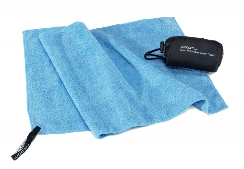 Cocoon cestovní ručník Microfiber Terry Towel Light XL fjord blu