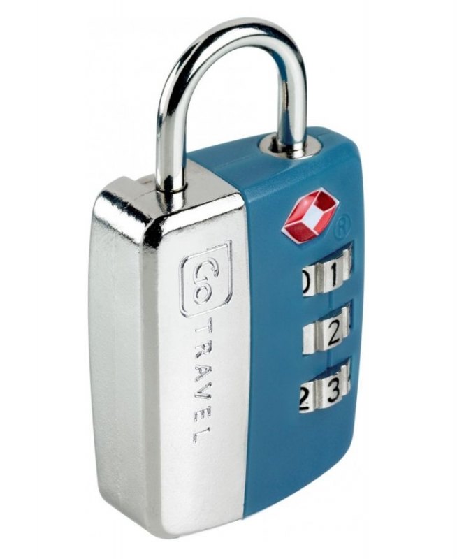 Go Travel zámek Secure Lock TSA blue