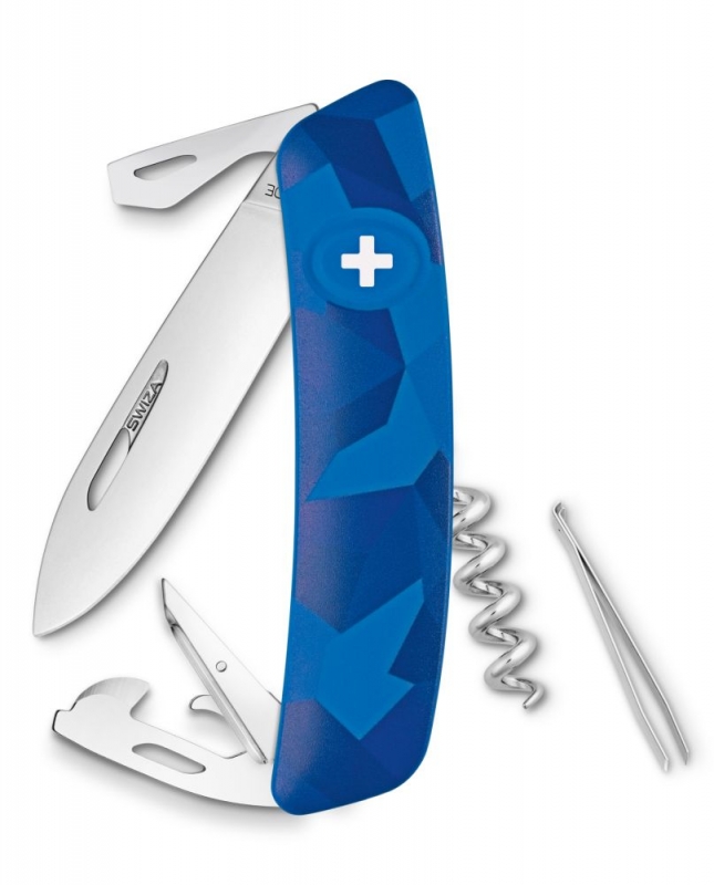 Swiza kapesní nůž D03 Standard Camo Livor blue