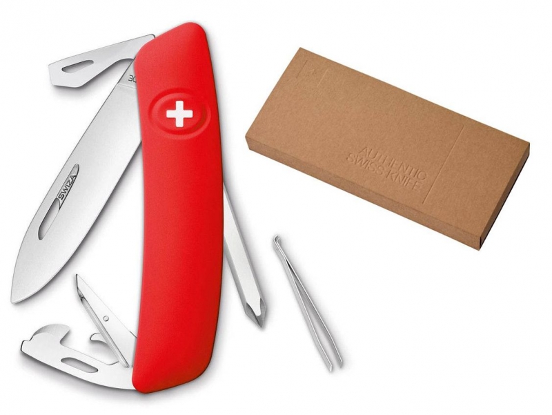 Swiza kapesní nůž D04 Standard red dárkové balení