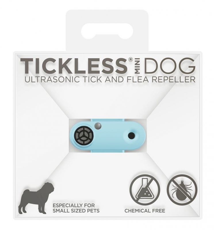 Tickless ultrazvukový odpuzovač klíšťat Mini Dog light blue