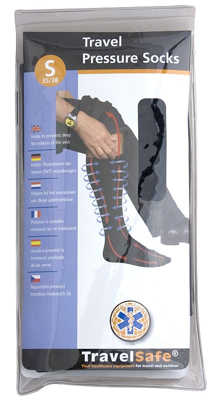 TravelSafe podkolenky Travel pressure socks S/35-38
