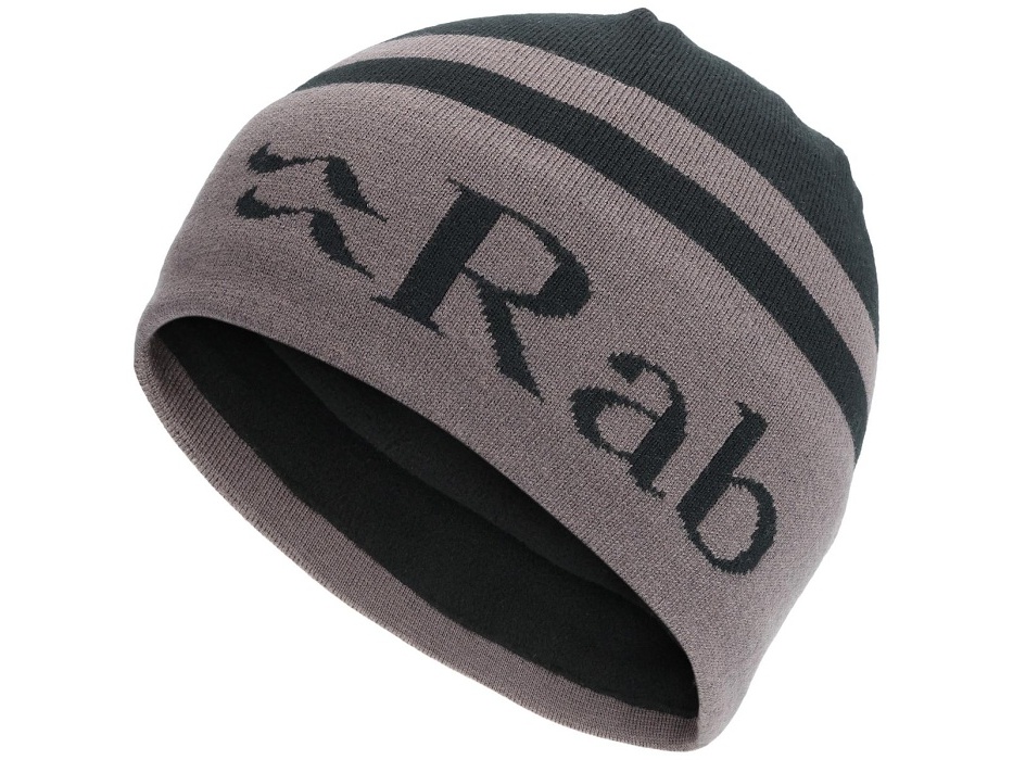 Rab Logo Band Beanie black/graphene/BGP čepice