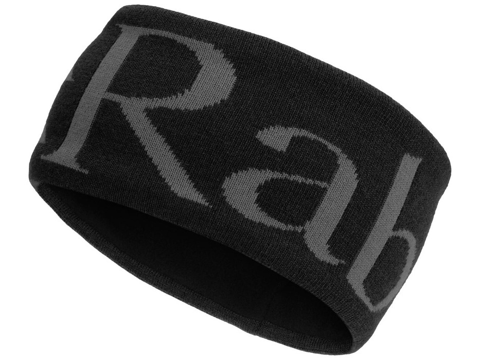 Rab Rab Knitted Logo Headband anthracite/ANT ONE čelenka