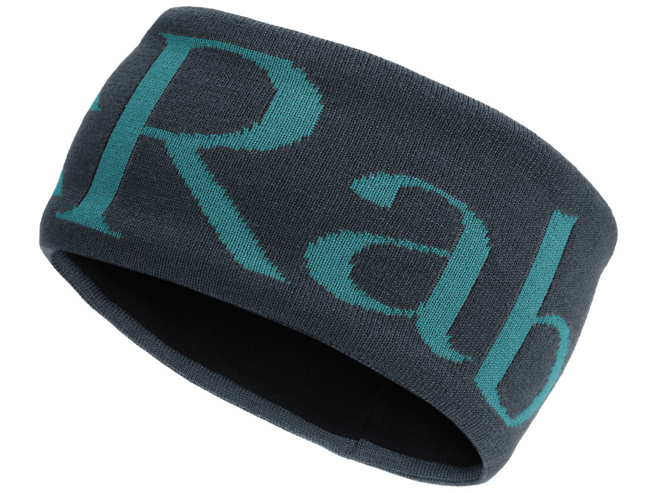 Rab Rab Knitted Logo Headband ebony/EBN ONE čelenka