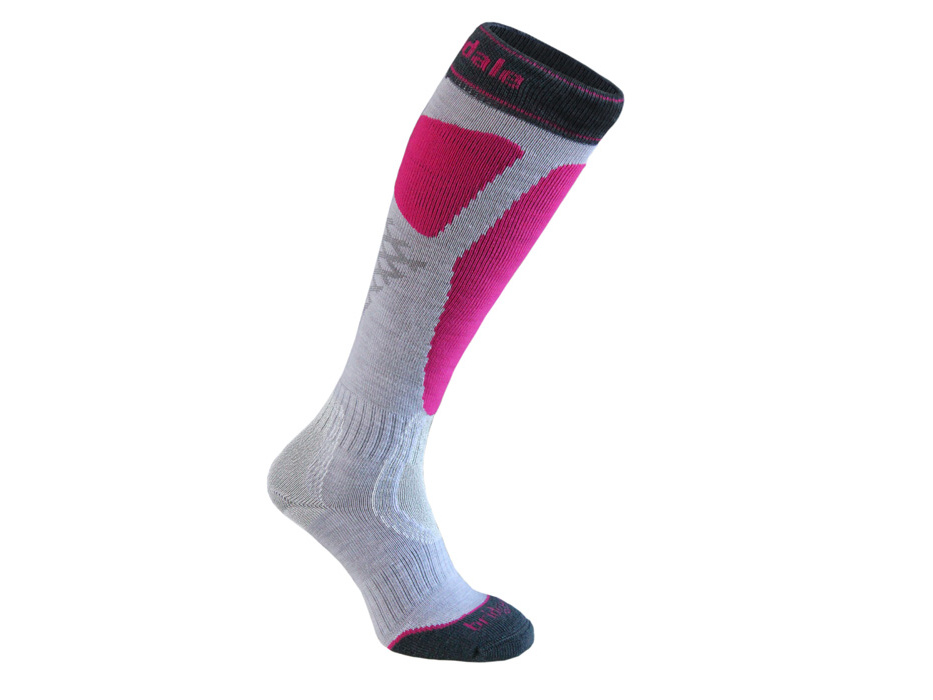 Bridgedale Alpine Tour Women's lt. grey/pink/044 S ponožky