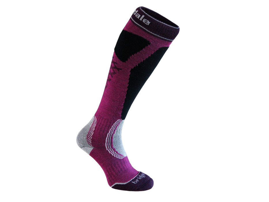 Bridgedale Alpine Tour Women's magenta/black/046 S ponožky