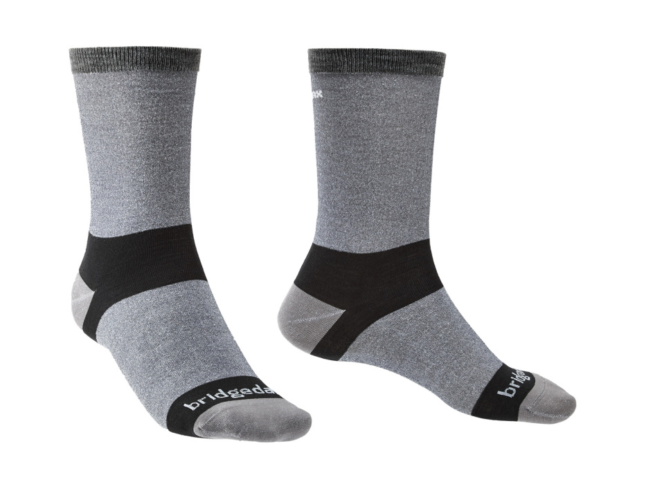 Bridgedale Liner Coolmax Liner Boot x2 grey/806 S ponožky