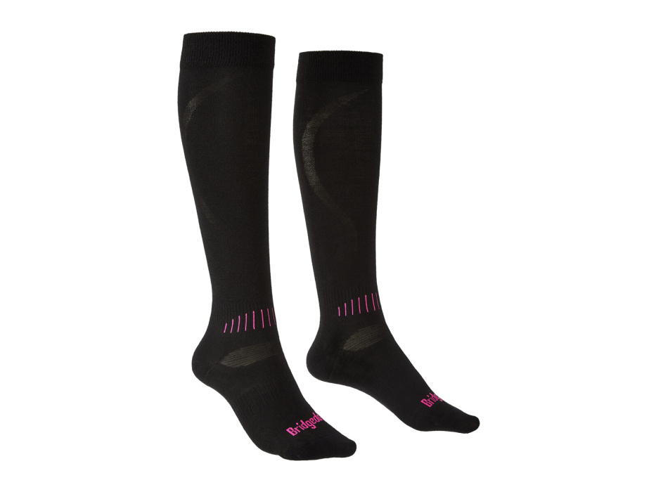 Bridgedale Ski Race Women's black/pink/317 L ponožky