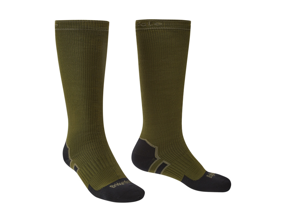 Bridgedale Storm Sock HW Knee olive/738 L ponožky