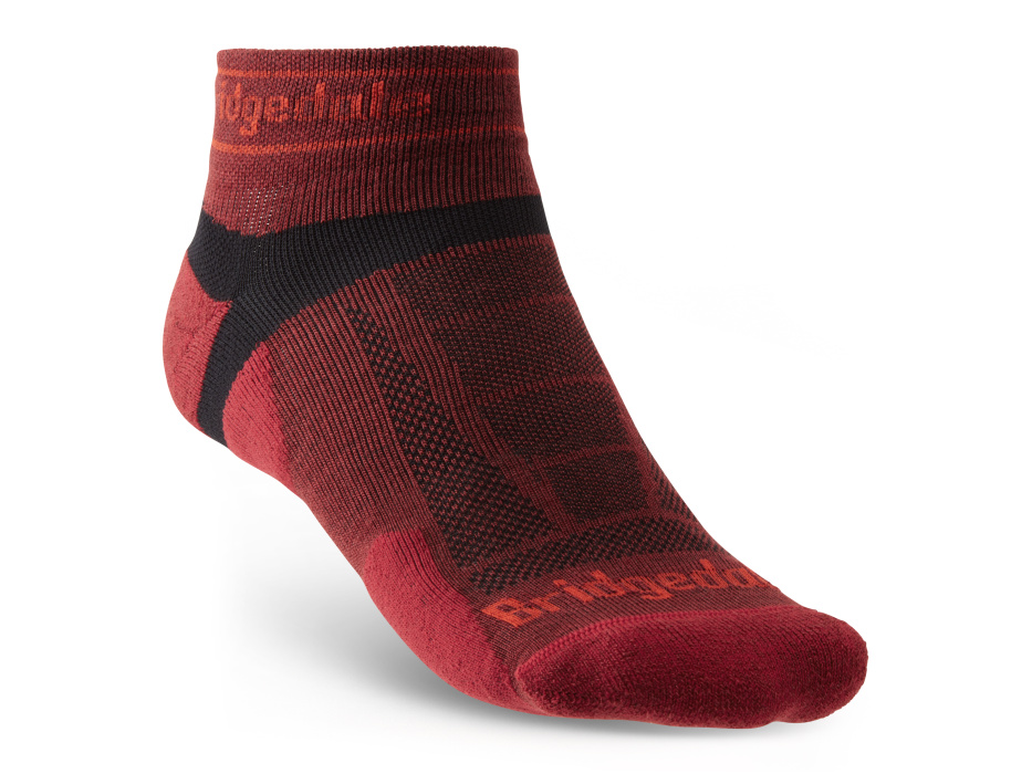 Bridgedale Trail Run UL T2 MS Low red/325 XL ponožky