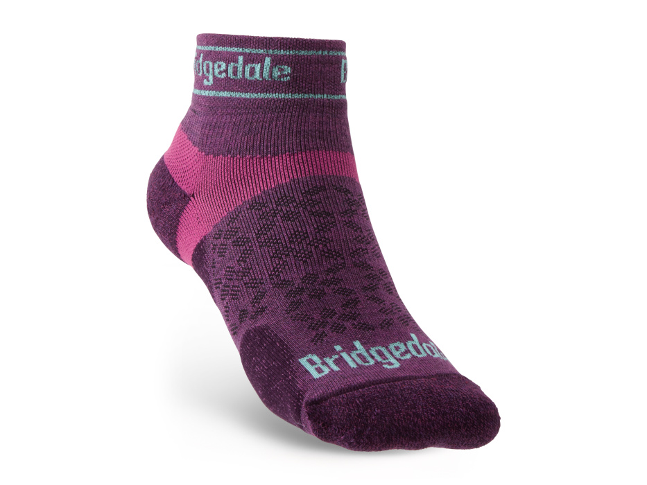 Bridgedale Trail Run UL T2 MS Low Women's damson/195 S ponožky