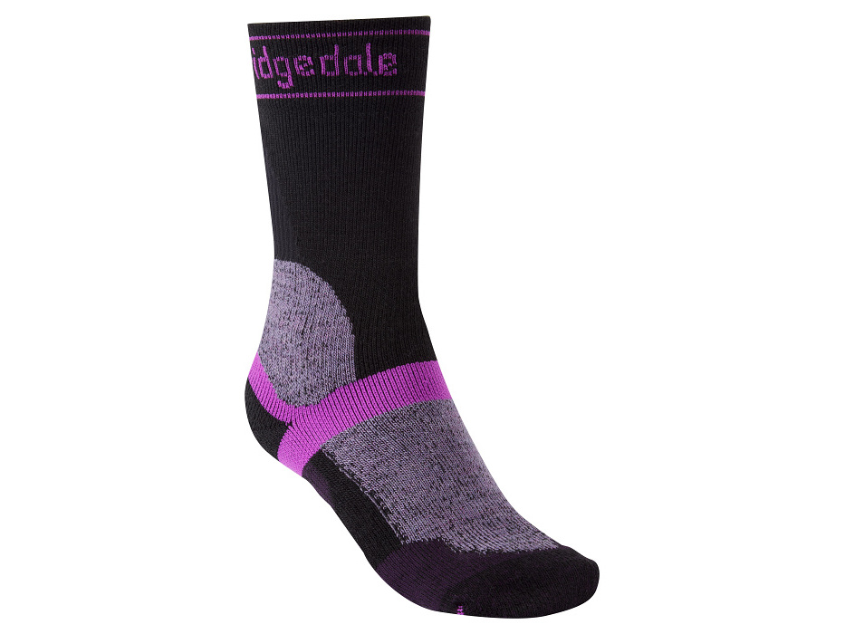 Bridgedale MTB Winter T2 MS Boot Women's black/purple/016 S ponožky