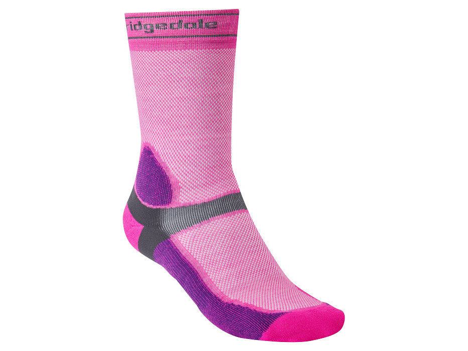 Bridgedale MTB Summer T2 CS Boot pink/purple/064 S ponožky