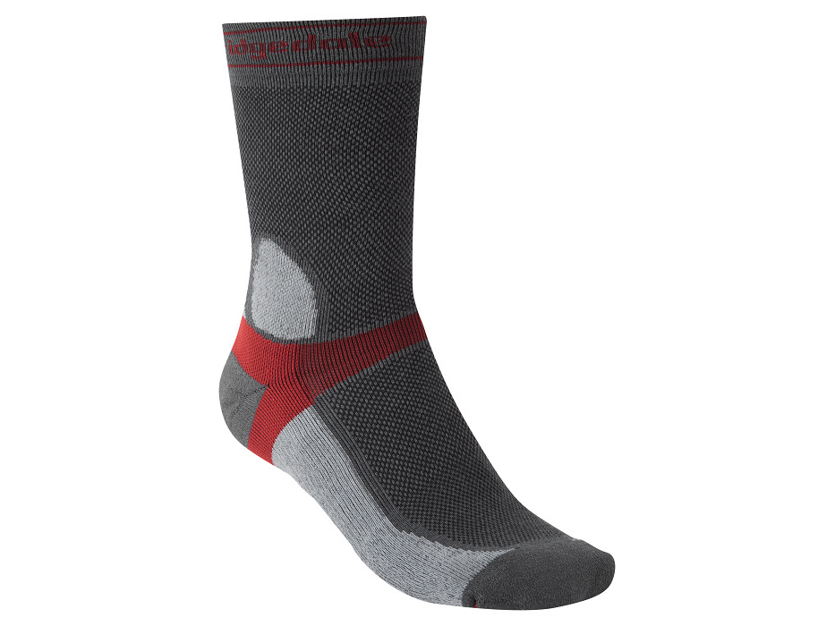 Bridgedale MTB Summer T2 CS Boot dark grey/light grey/067 M ponožky