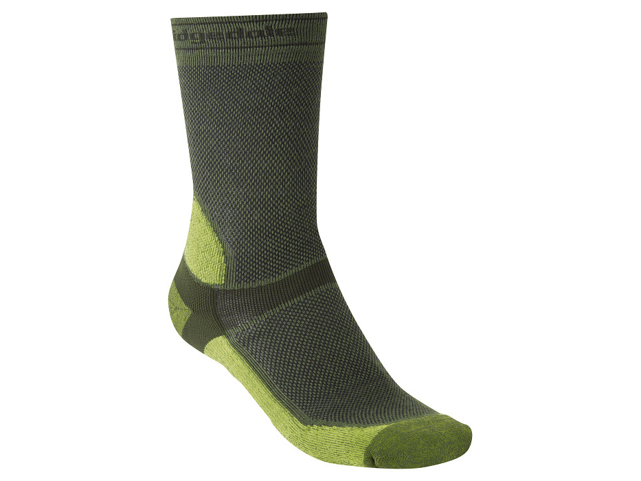 Bridgedale MTB Summer T2 CS Boot dark green/lime/334 S ponožky