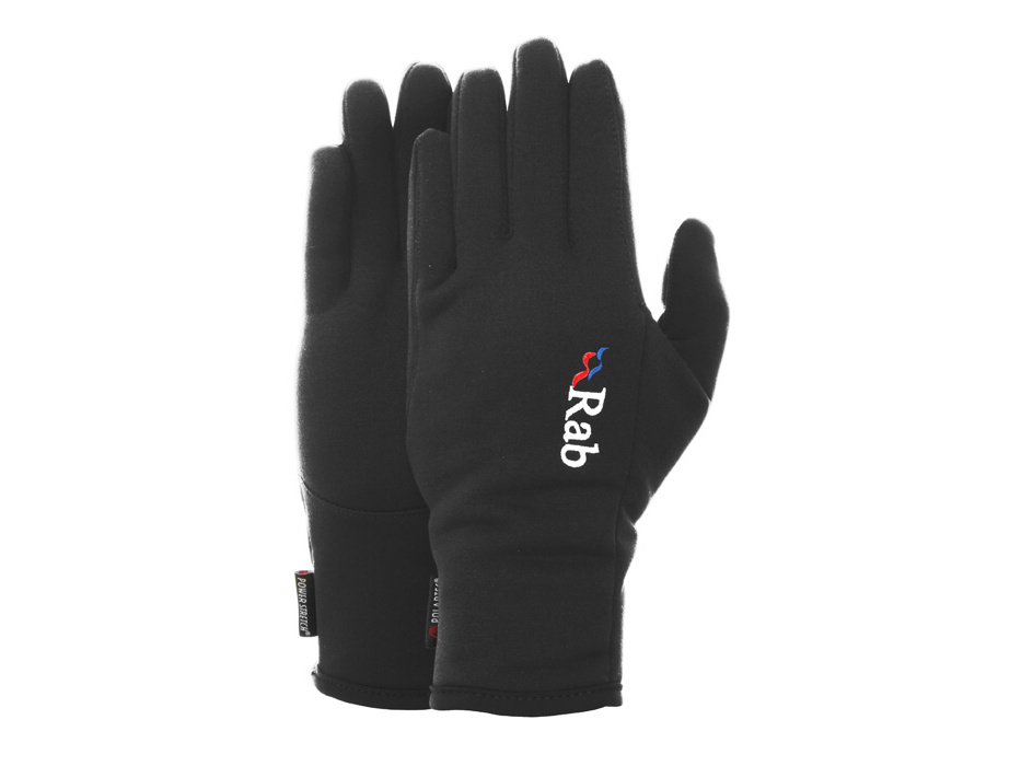 Rab Power Stretch Pro Gloves black/BL S rukavice