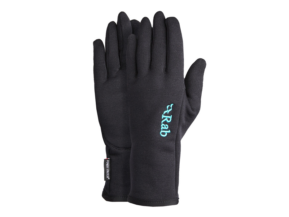 Rab Power Stretch Pro Gloves Women's black/BL S rukavice