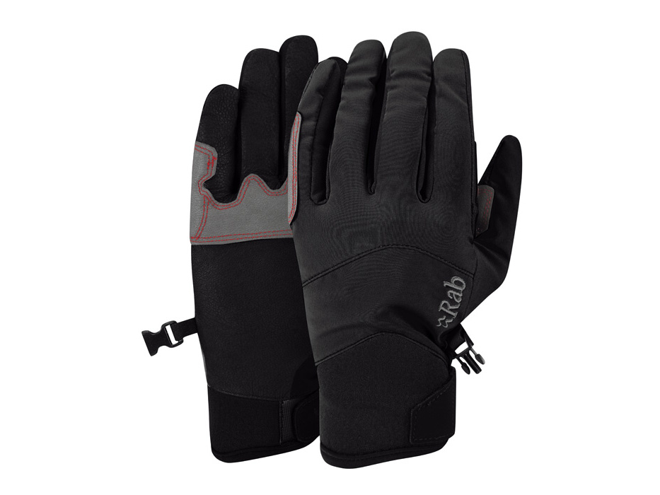 Rab M14 Glove black/BL L rukavice
