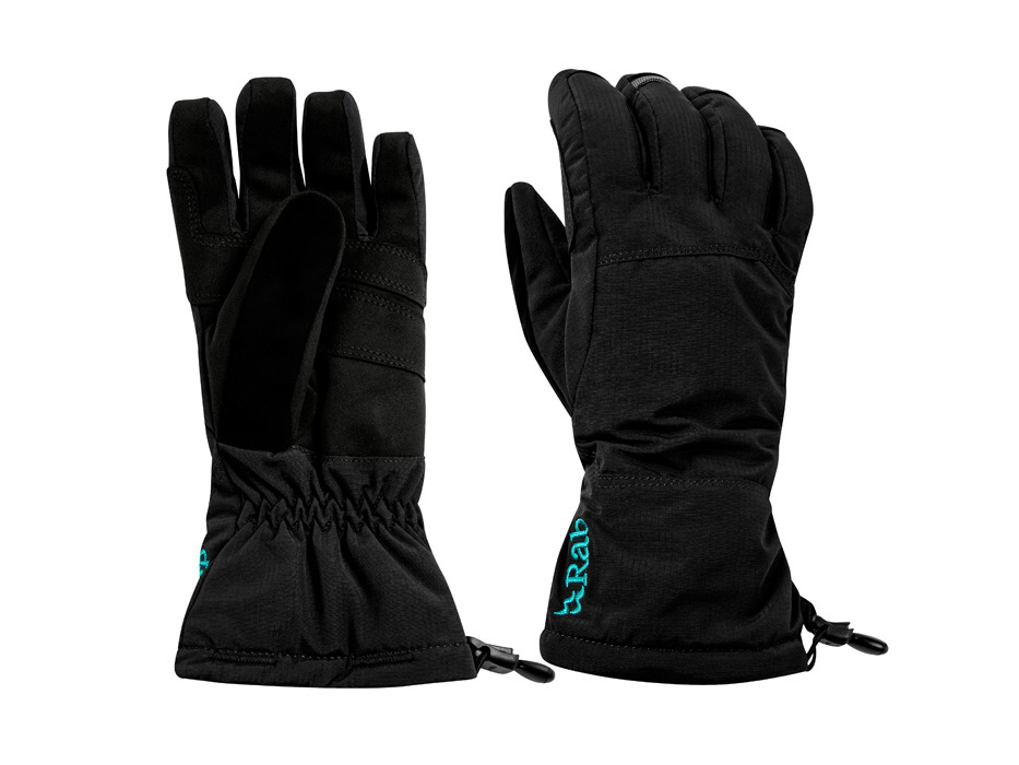Rab Storm Glove Women's 2018 black/BL L rukavice
