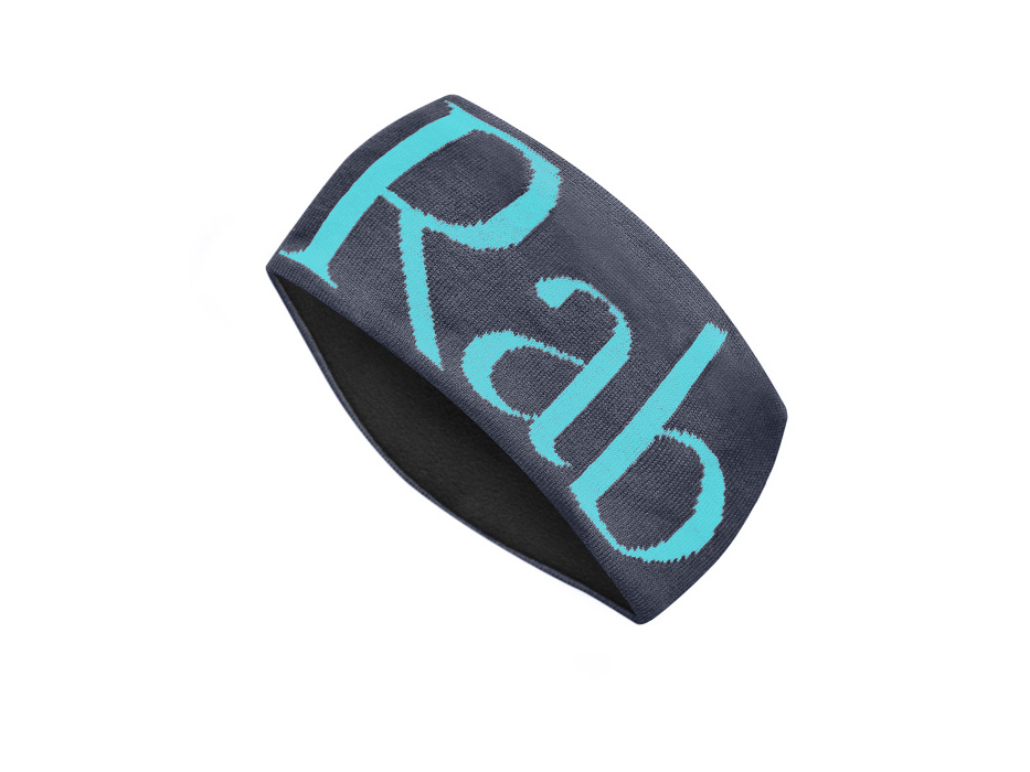 Rab Rab Knitted logo Headband ebony/seaglass/EB U čelenka
