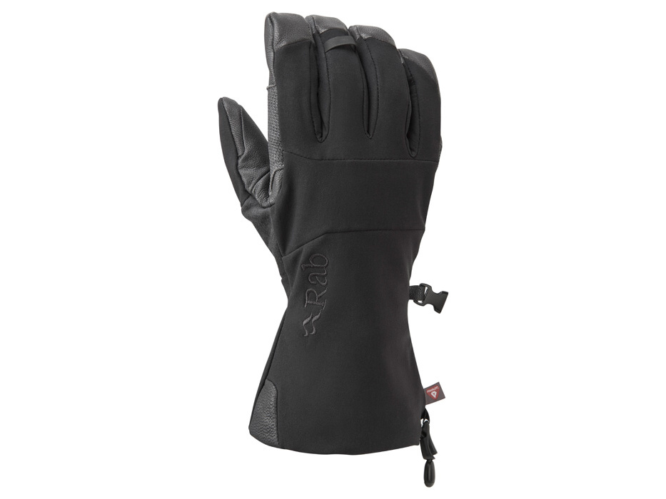 Rab Baltoro Glove Women's black/BL S rukavice