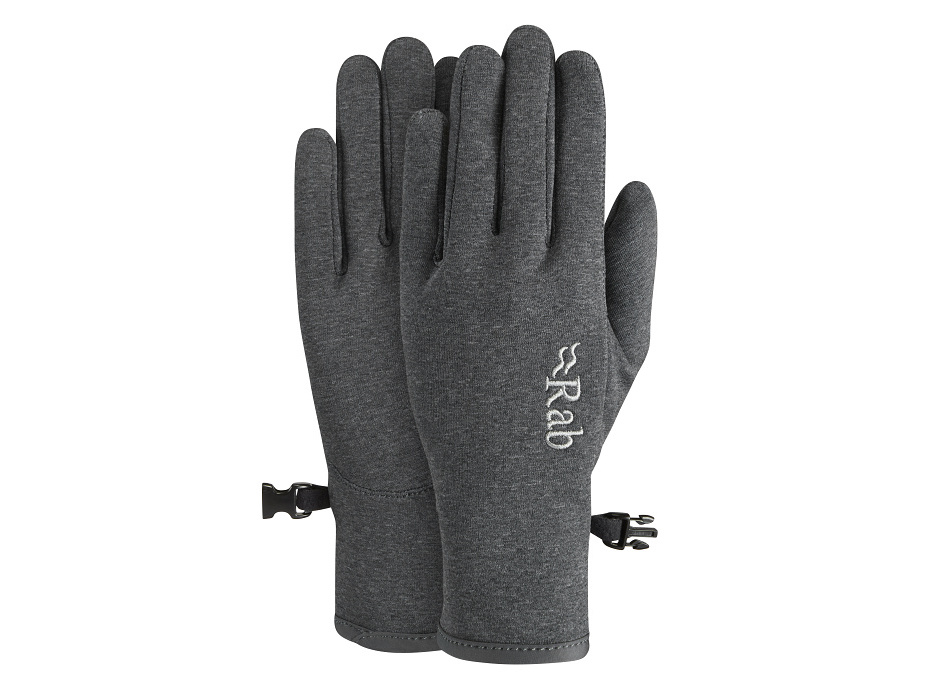 Rab Geon Gloves Women's black/steel marl/BL M rukavice