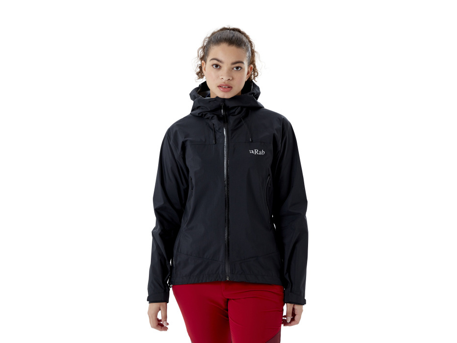Rab Downpour Plus 2.0 Jacket Women's black/BL XL bunda