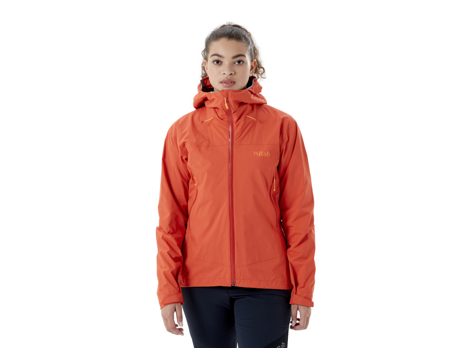 Rab Downpour Plus 2.0 Jacket Women's red grapefruit/GF XL bunda