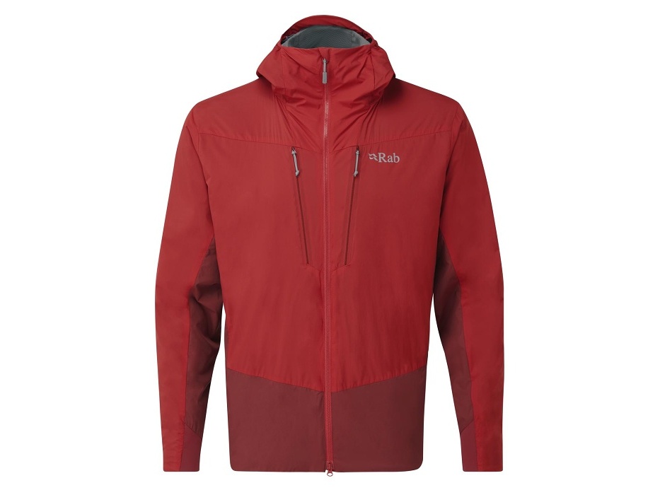 Rab VR Alpine Light Jacket oxblood red/ascent red/OA L bunda