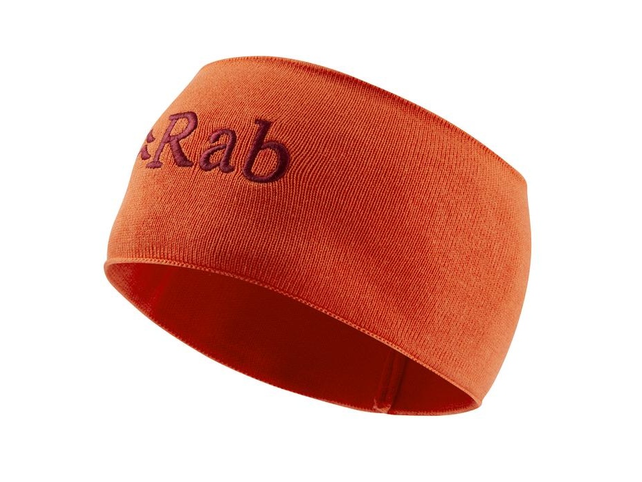 Rab Rab Headband red grapefruit/RGP ONE čelenka