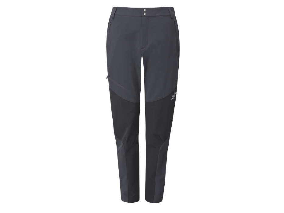 Rab Torque Mountain Pants beluga/black/BE XXL Short leg kalhoty