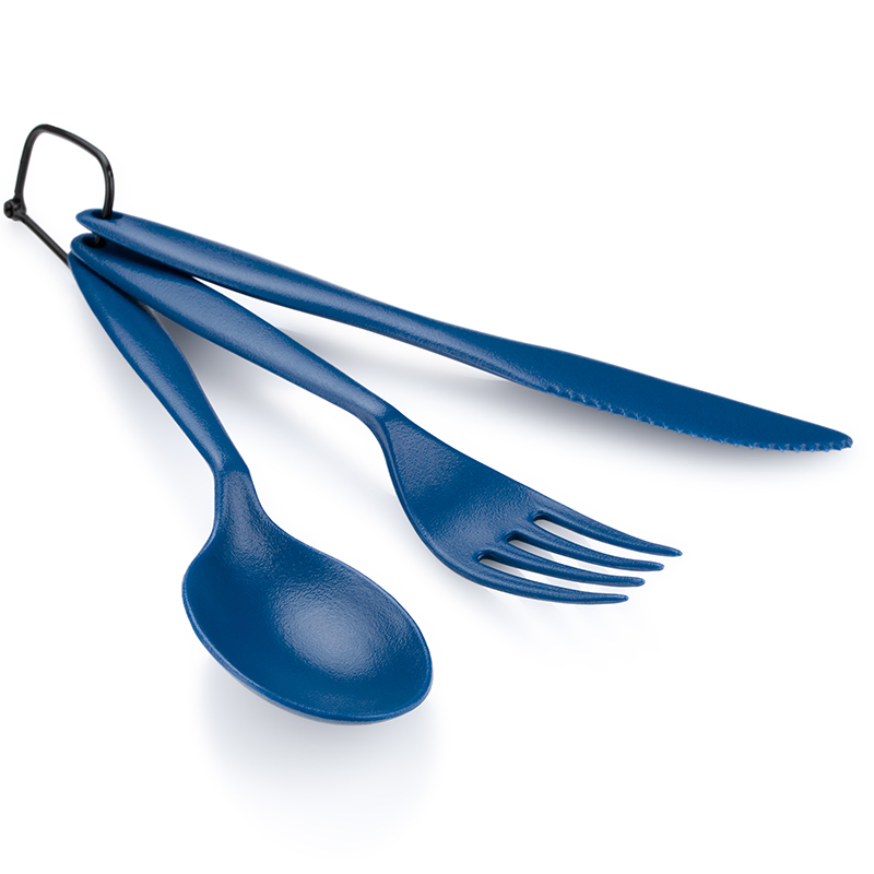 Sada příborů GSI Outdoors Tekk Cutlery Set Blue