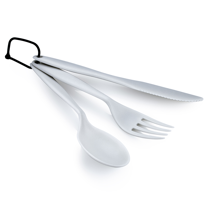 Sada příborů GSI Outdoors Tekk Cutlery Set Eggshell
