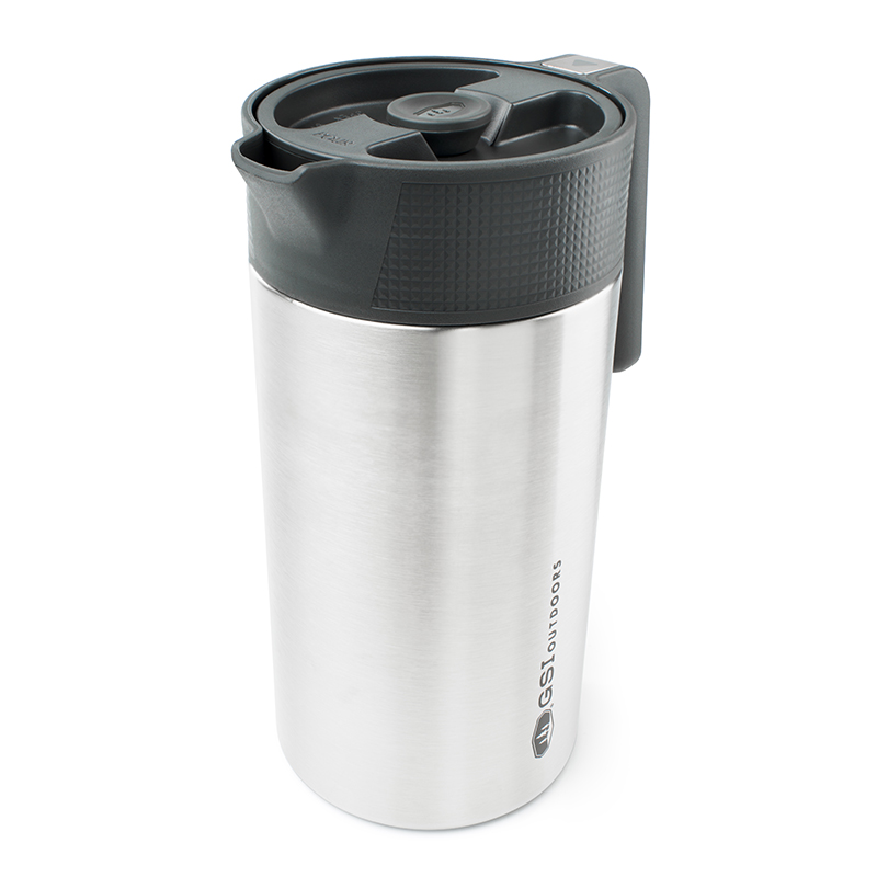 Nerezový Termo French Press GSI Outdoors Glacier Stainless JavaPress Brushed