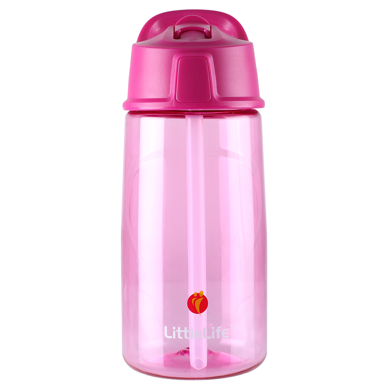 Dětská Láhev Littlelife Flip-Top Water Bottle 550ml Pink