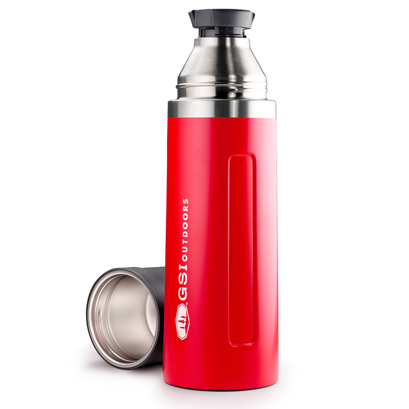 Termoska GSI Outdoors Glacier Stainless Vacuum Bottle 1L Red