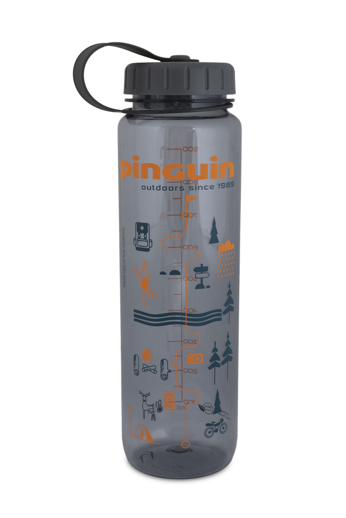 Láhev Pinguin Tritan Slim Bottle 1.0L 2020 Grey
