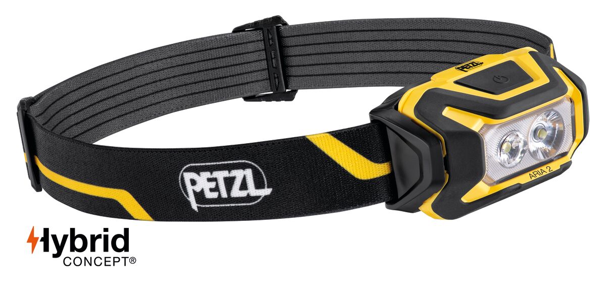 Čelovka Petzl ARIA 2 Černo-žlutá