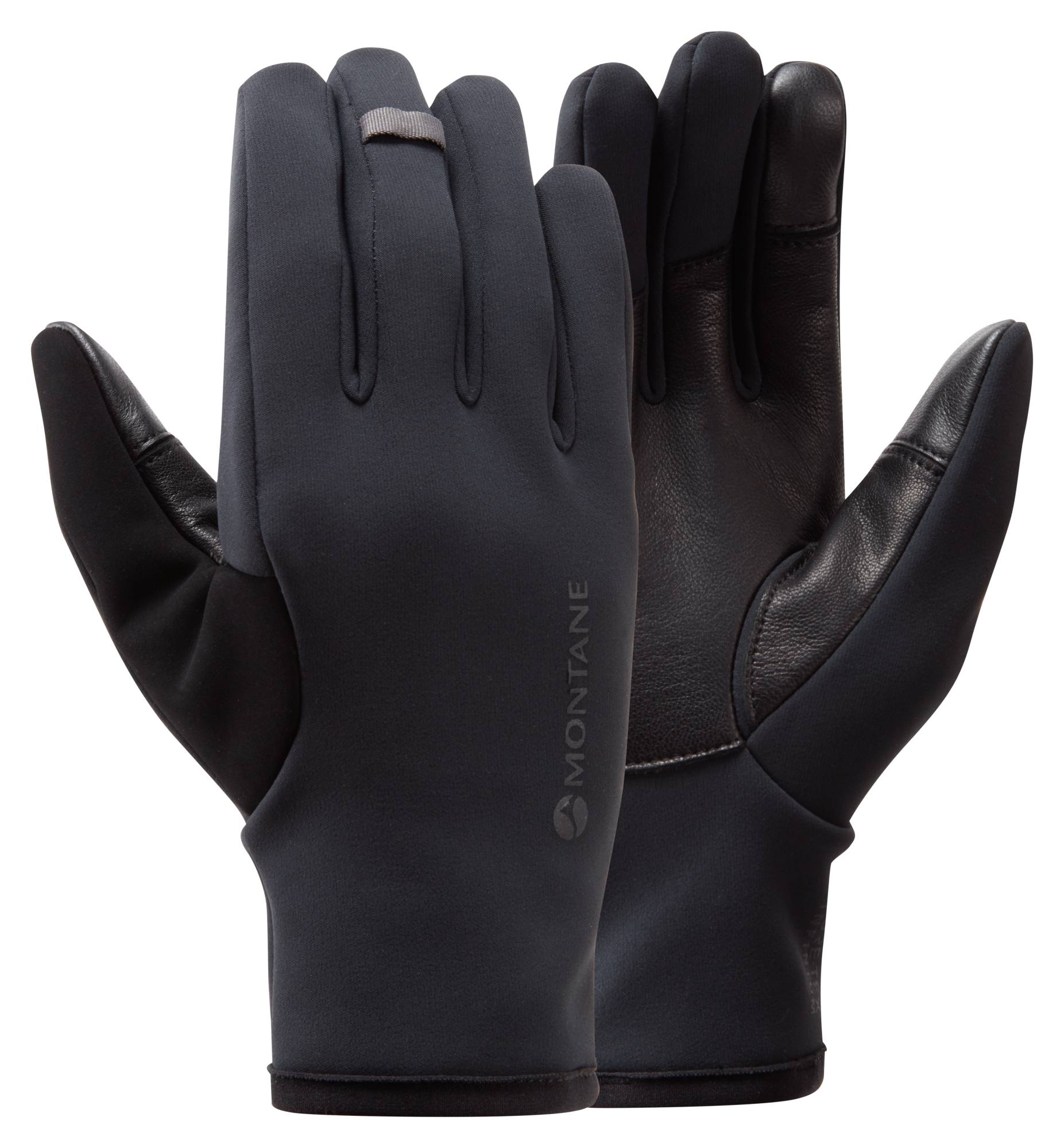Montane WINDJAMMER LITE GLOVE-BLACK-L pánské rukavice černé