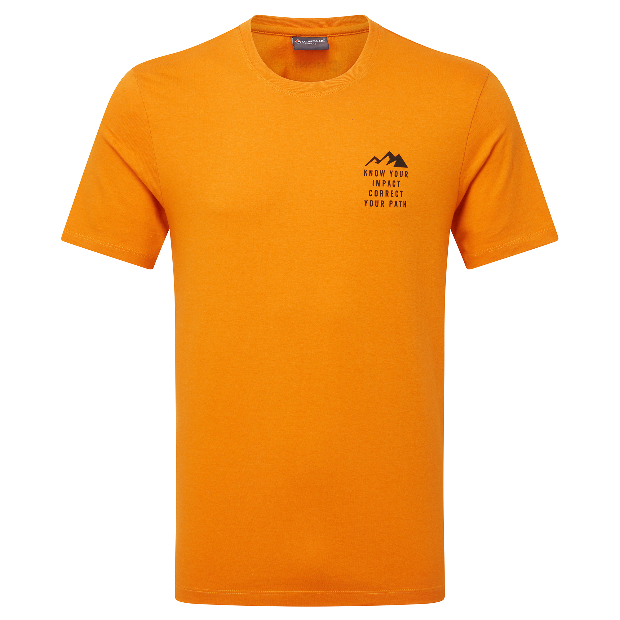 Montane IMPACT COMPASS TEE-FLAME ORANGE-S pánské tričko žlutooranžové