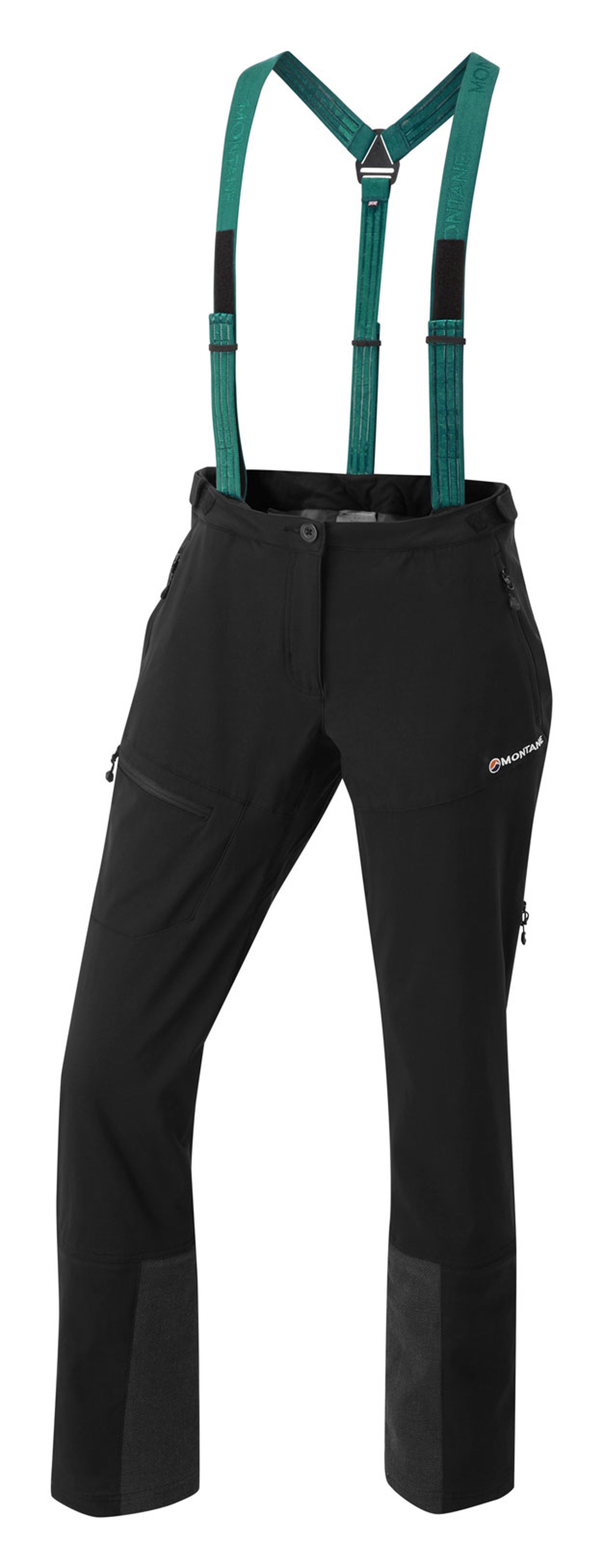 Montane FEM GRADIENT PANTS-REG LEG-BLACK-UK10/S dámské kalhoty černé