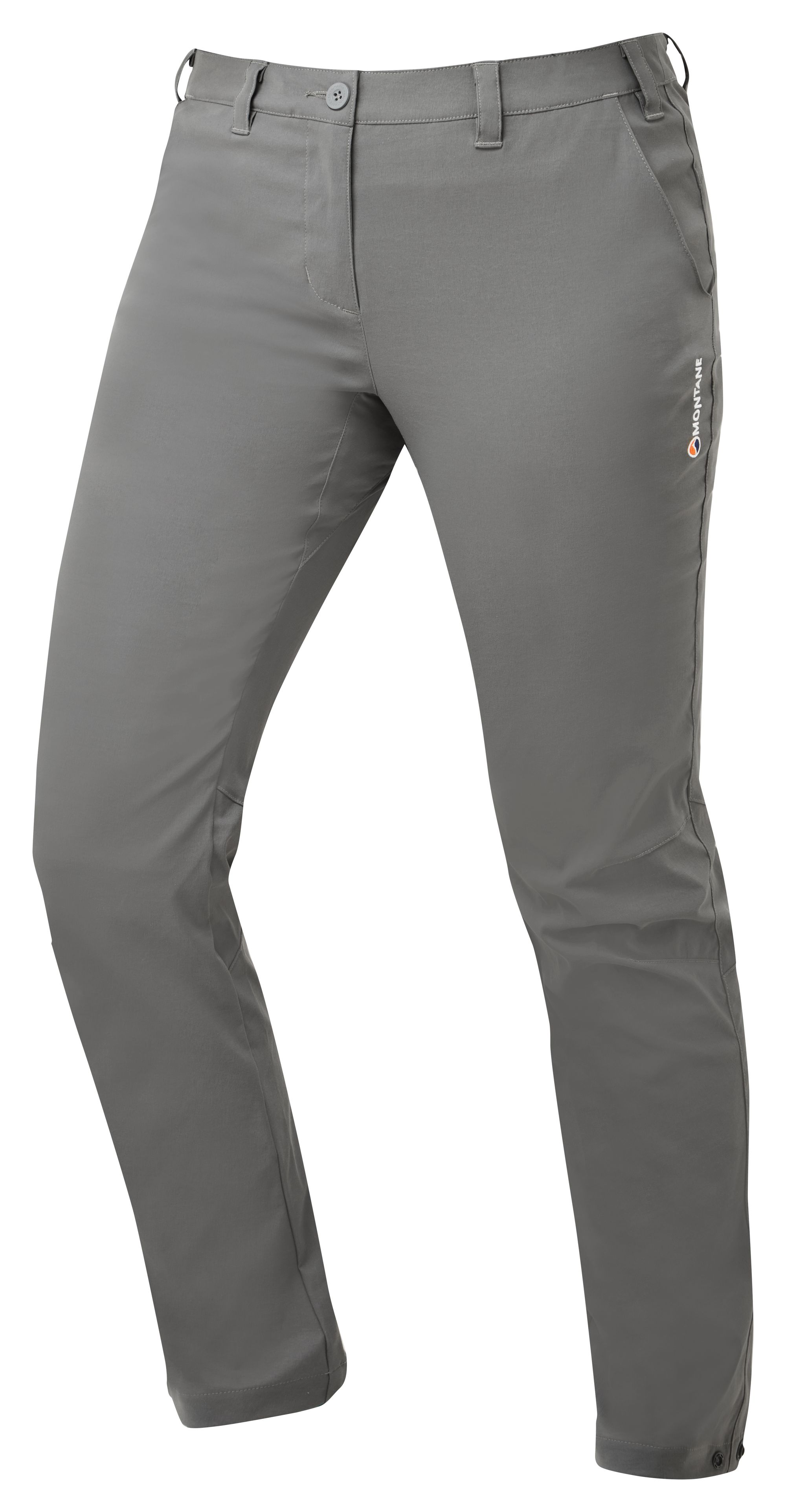 Montane FEM TERRA LIBRA PANTS-REG LEG-SHADOW-34 dámské kalhoty šedé