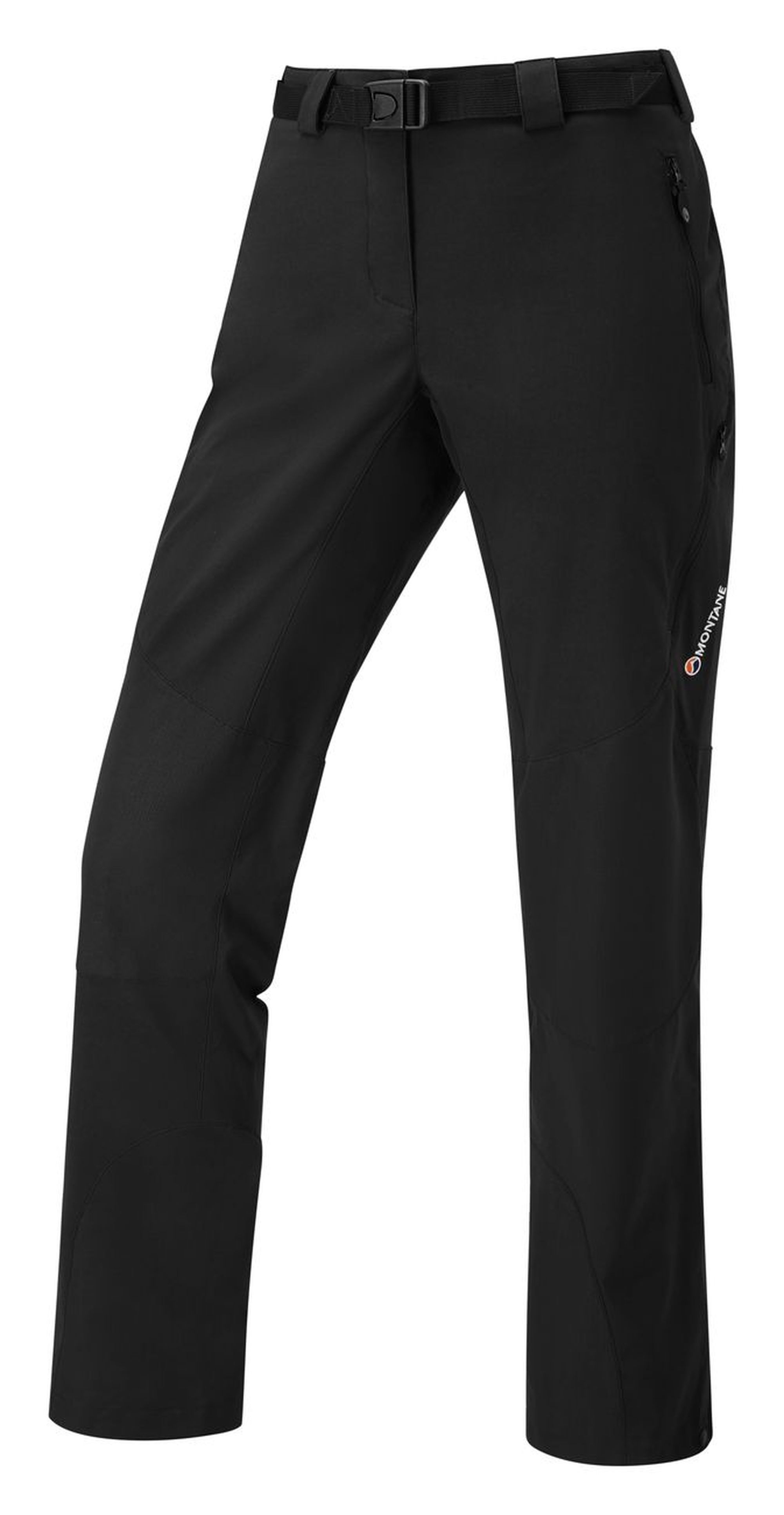 Montane FEM TERRA RIDGE PANTS-REG LEG-BLACK-UK8/XS dámské kalhoty černé