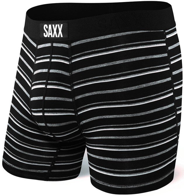 Boxerky Saxx VIBE SUPER SOFT BB black coast stripe M