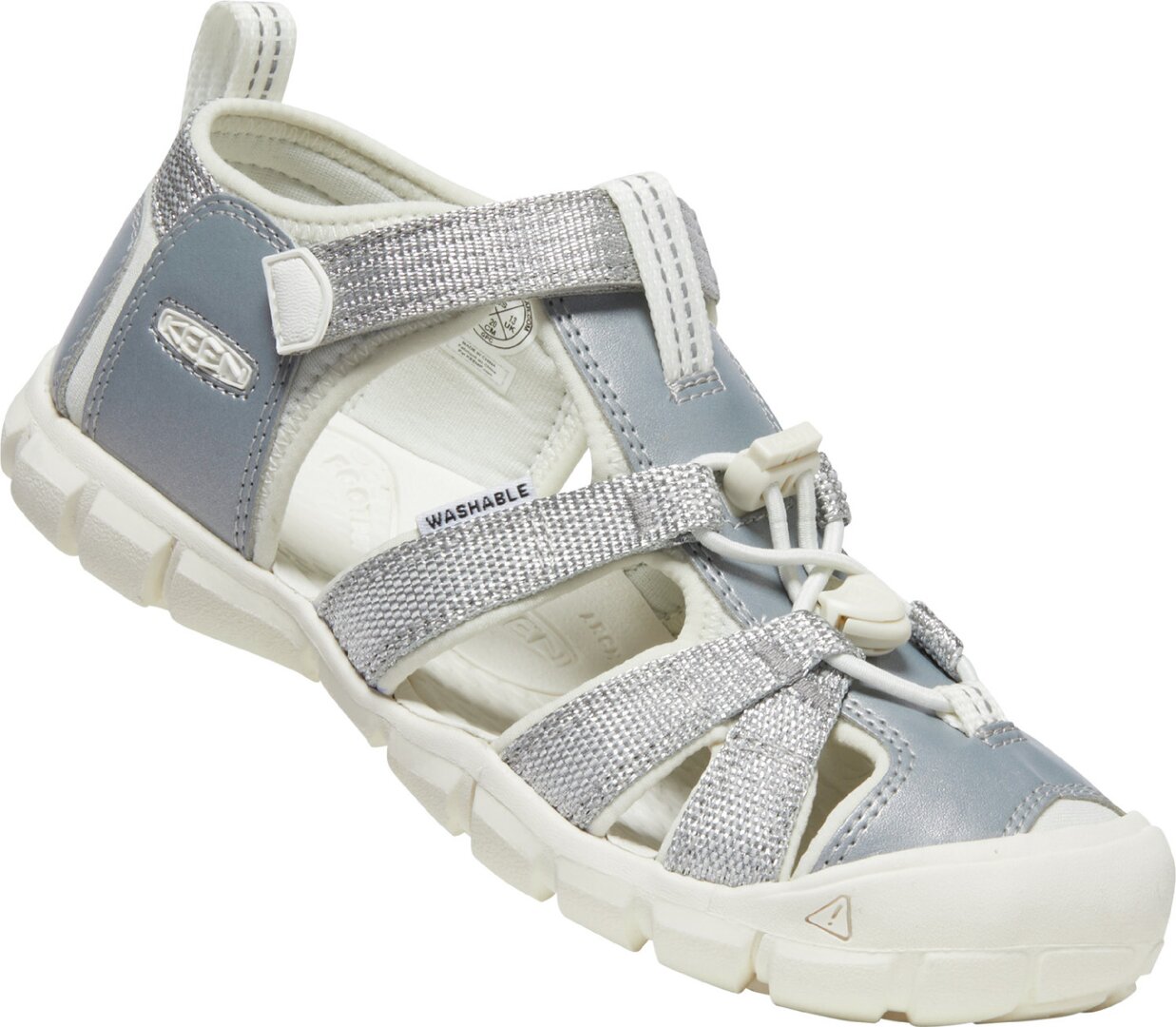 Sandály Keen SEACAMP II CNX YOUTH silver/star white US 1