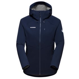 Bunda Mammut Ultimate Comfort SO Hooded Jacket Women marine 5118 M