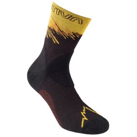 Ponožky La Sportiva Ultra Running Socks Black/Yellow_999100 M