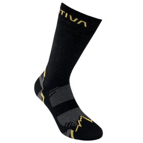 Ponožky La Sportiva Hiking Socks Black/Yellow_999100 M